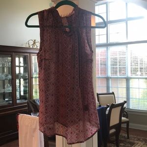 Worthington pink design top